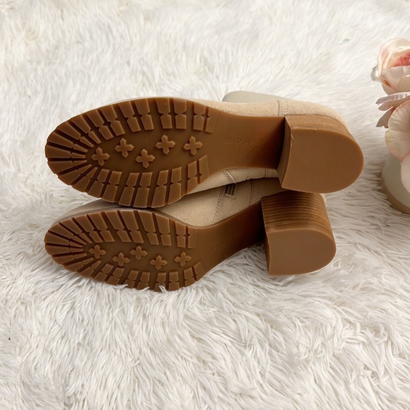 NEW Violet & Red Loaded Knit Cuff Tan ankle bootie women size 8 - Picture 6 of 6